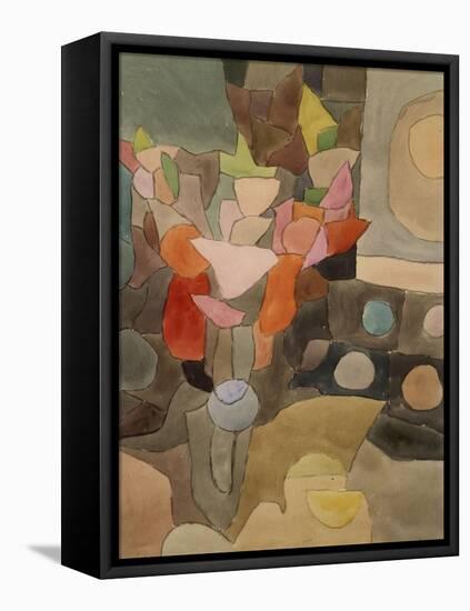 Still Life with Gladioli; Gladiolen Still Leben-Paul Klee-Framed Premier Image Canvas