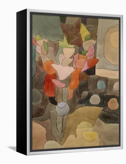 Still Life with Gladioli; Gladiolen Still Leben-Paul Klee-Framed Premier Image Canvas