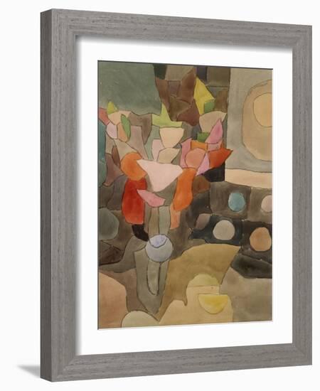 Still Life with Gladioli; Gladiolen Still Leben-Paul Klee-Framed Giclee Print