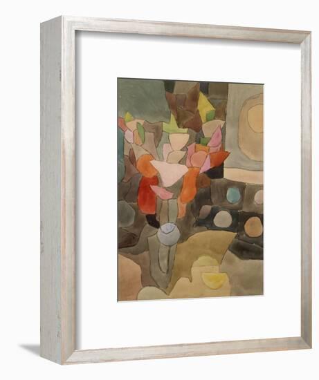 Still Life with Gladioli; Gladiolen Still Leben-Paul Klee-Framed Premium Giclee Print