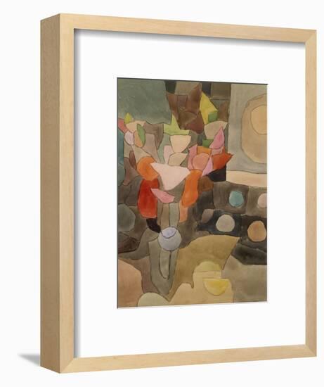 Still Life with Gladioli; Gladiolen Still Leben-Paul Klee-Framed Premium Giclee Print