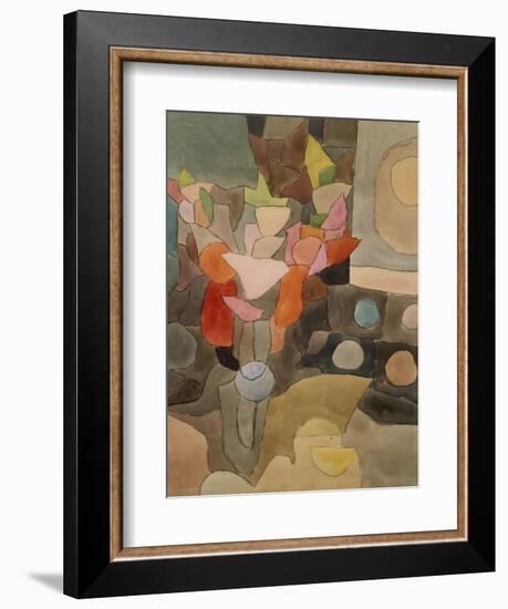 Still Life with Gladioli; Gladiolen Still Leben-Paul Klee-Framed Premium Giclee Print