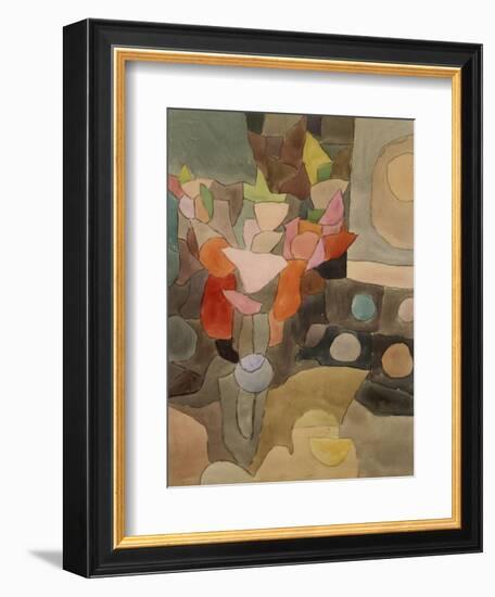 Still Life with Gladioli; Gladiolen Still Leben-Paul Klee-Framed Premium Giclee Print