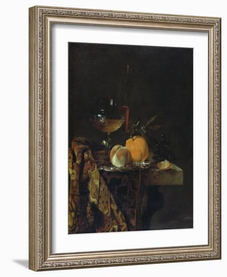 Still Life with Glass and Fruits-Willem Kalf-Framed Giclee Print