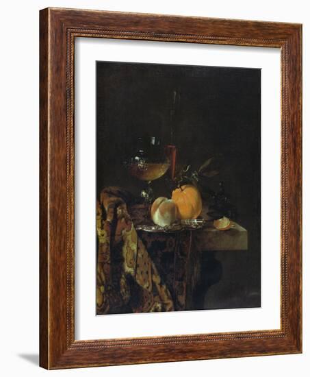 Still Life with Glass and Fruits-Willem Kalf-Framed Giclee Print