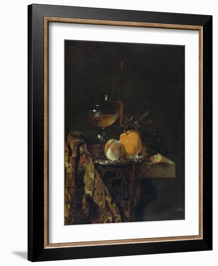 Still Life with Glass and Fruits-Willem Kalf-Framed Giclee Print