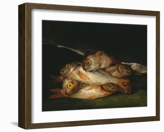 Still Life with Golden Bream, 1808-1812-Francisco de Goya-Framed Giclee Print