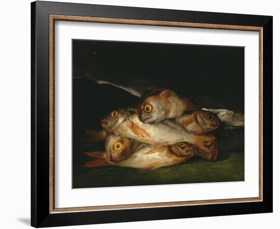 Still Life with Golden Bream, 1808-1812-Francisco de Goya-Framed Giclee Print