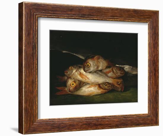 Still Life with Golden Bream, 1808-1812-Francisco de Goya-Framed Giclee Print