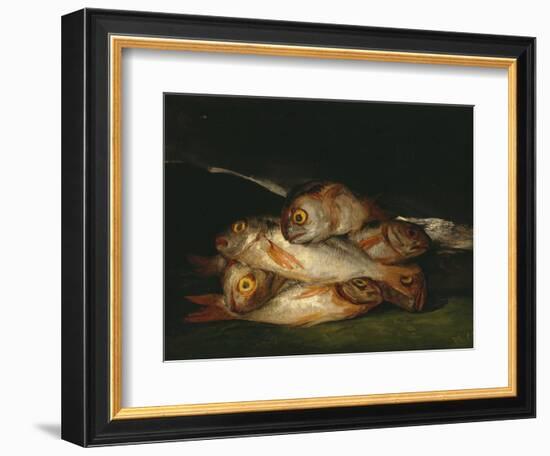 Still Life with Golden Bream, 1808-1812-Francisco de Goya-Framed Giclee Print