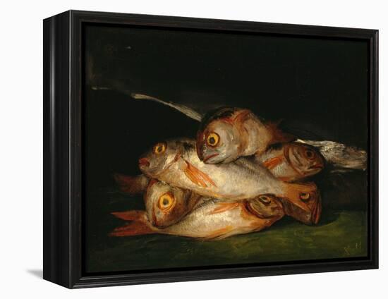 Still Life With Golden Bream-Francisco de Goya-Framed Premier Image Canvas