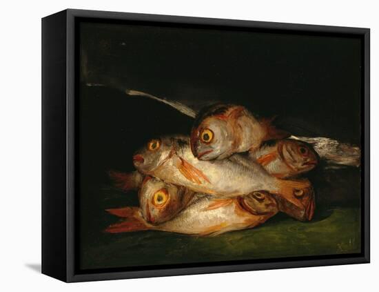 Still Life With Golden Bream-Francisco de Goya-Framed Premier Image Canvas