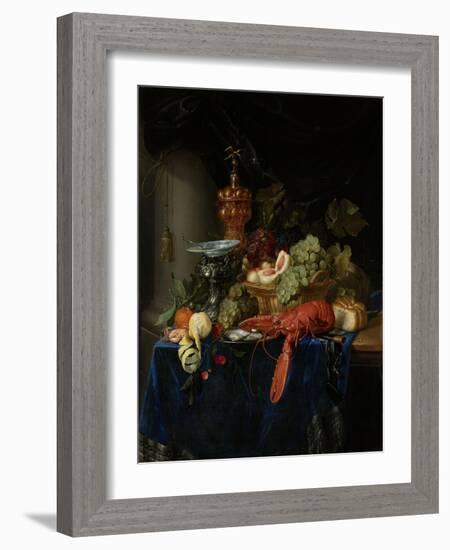 Still Life with Golden Goblet-Pieter De Ring-Framed Art Print