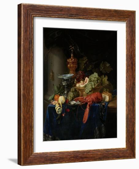 Still Life with Golden Goblet-Pieter De Ring-Framed Art Print