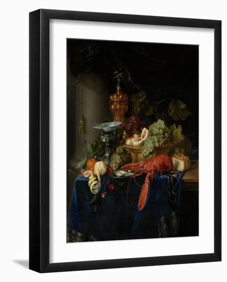 Still Life with Golden Goblet-Pieter De Ring-Framed Art Print
