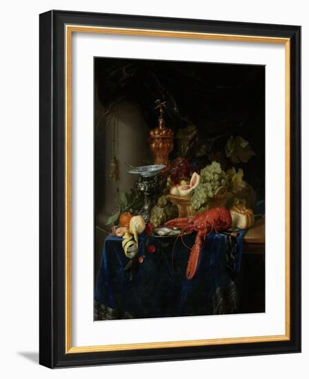 Still Life with Golden Goblet-Pieter De Ring-Framed Art Print