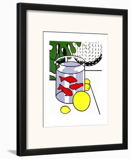 Still Life with Goldfish Bowl-Roy Lichtenstein-Framed Art Print