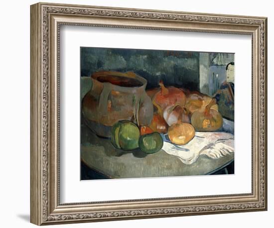 Still-Life with Gourds, 1889-Paul Gauguin-Framed Giclee Print