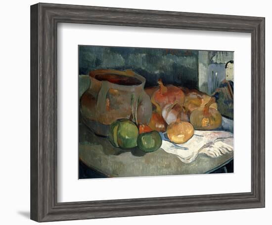 Still-Life with Gourds, 1889-Paul Gauguin-Framed Giclee Print