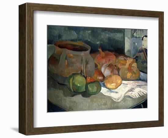 Still-Life with Gourds, 1889-Paul Gauguin-Framed Giclee Print