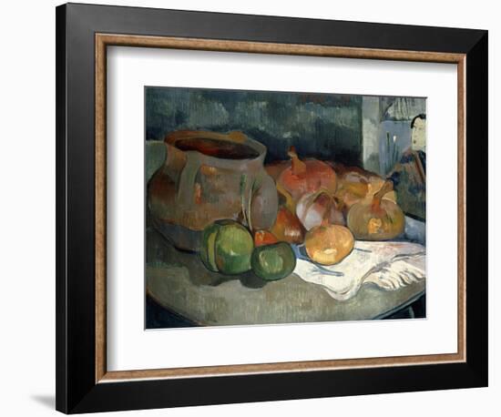 Still-Life with Gourds, 1889-Paul Gauguin-Framed Giclee Print