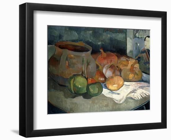 Still-Life with Gourds, 1889-Paul Gauguin-Framed Giclee Print