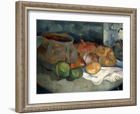 Still-Life with Gourds, 1889-Paul Gauguin-Framed Giclee Print