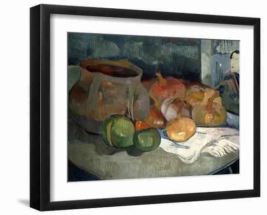 Still-Life with Gourds, 1889-Paul Gauguin-Framed Giclee Print