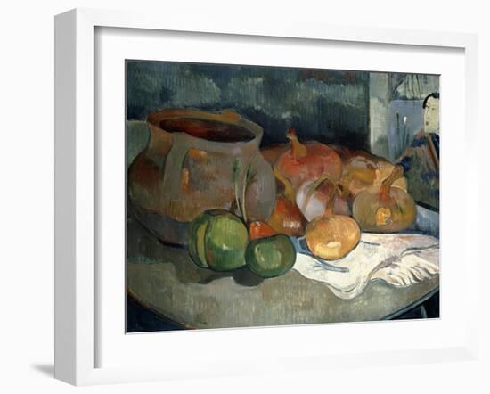 Still-Life with Gourds, 1889-Paul Gauguin-Framed Giclee Print