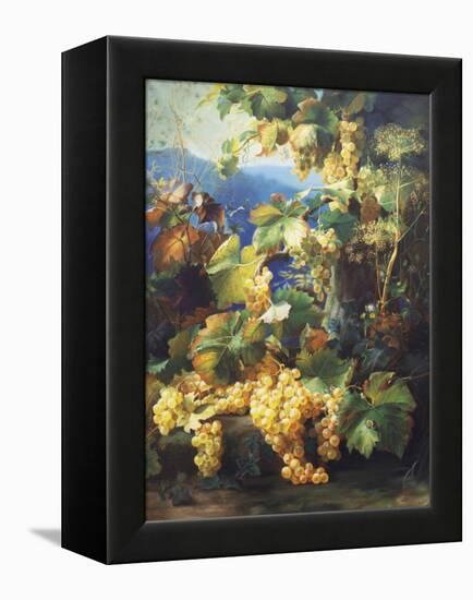 Still Life with Grape-Alexis Kreyder-Framed Premier Image Canvas