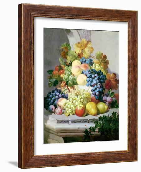 Still Life with Grapes and Pears-Eloise Harriet Stannard-Framed Giclee Print