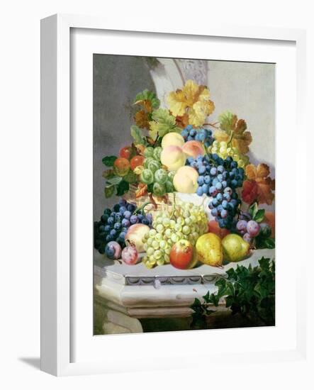 Still Life with Grapes and Pears-Eloise Harriet Stannard-Framed Giclee Print