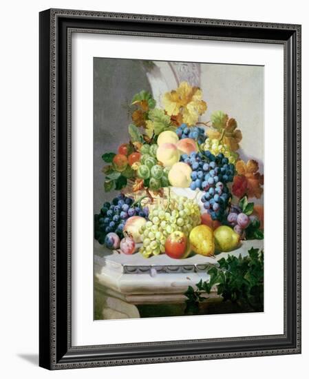 Still Life with Grapes and Pears-Eloise Harriet Stannard-Framed Giclee Print