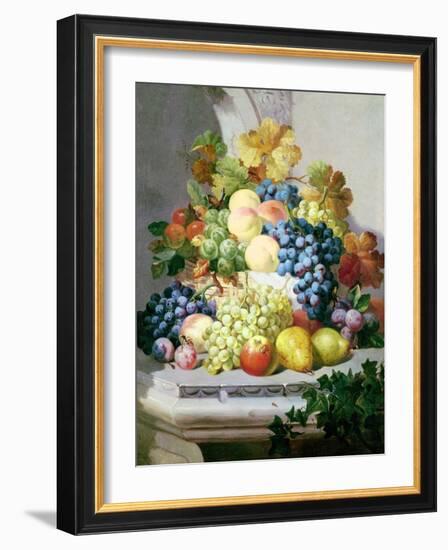 Still Life with Grapes and Pears-Eloise Harriet Stannard-Framed Giclee Print