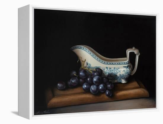 Still Life with Grapes-Catherine Abel-Framed Premier Image Canvas