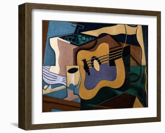 Still Life with Guitar, October-November 1920-Juan Gris-Framed Giclee Print