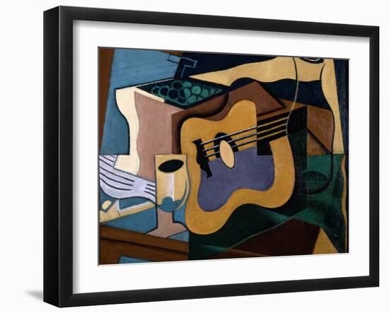 Still Life with Guitar, October-November 1920-Juan Gris-Framed Giclee Print