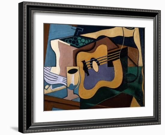 Still Life with Guitar, October-November 1920-Juan Gris-Framed Giclee Print