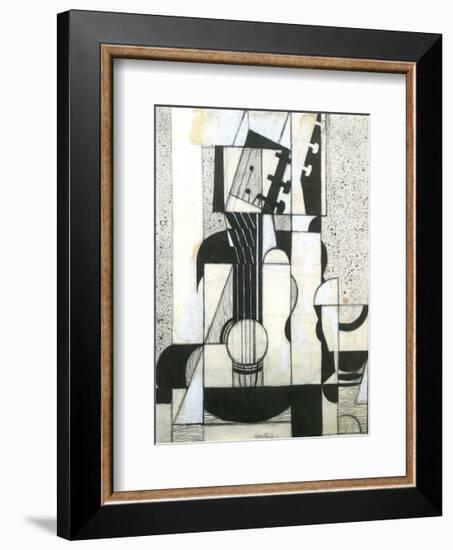 Still Life with Guitar-Juan Gris-Framed Giclee Print