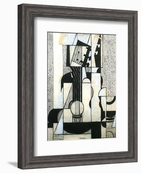 Still Life with Guitar-Juan Gris-Framed Art Print