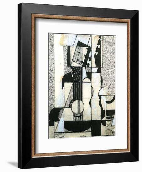 Still Life with Guitar-Juan Gris-Framed Art Print