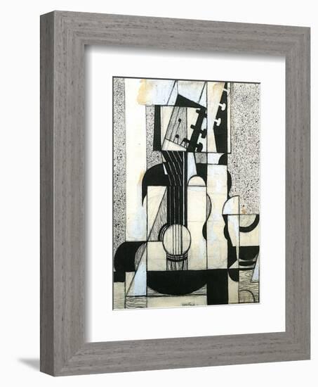 Still Life with Guitar-Juan Gris-Framed Art Print