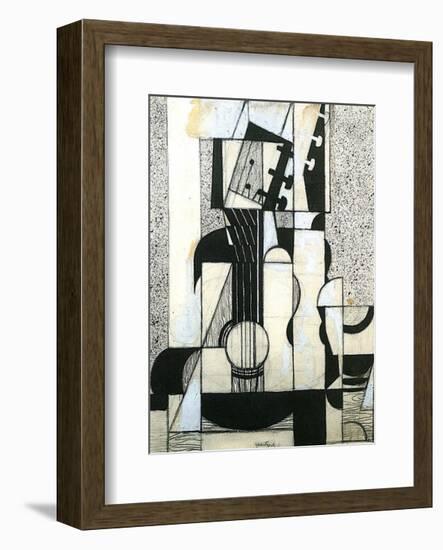 Still Life with Guitar-Juan Gris-Framed Art Print