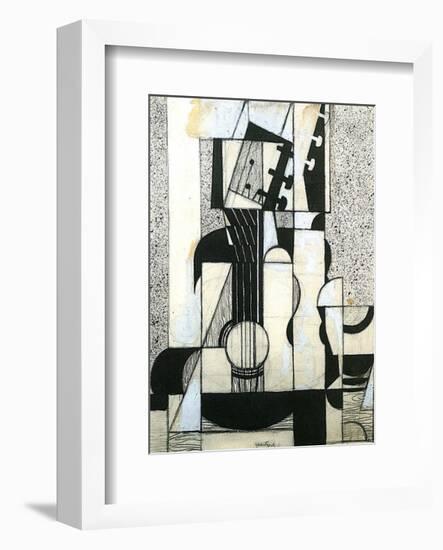 Still Life with Guitar-Juan Gris-Framed Art Print