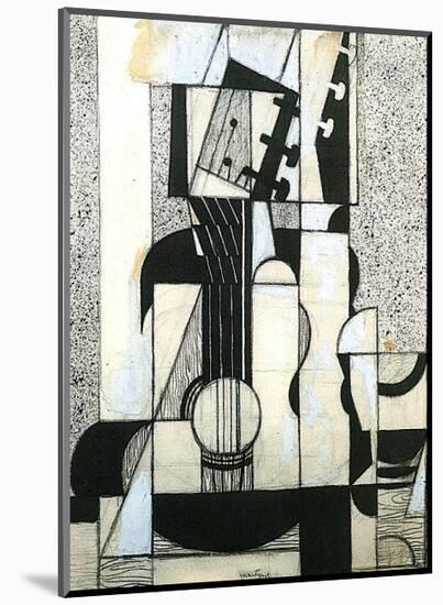 Still Life with Guitar-Juan Gris-Mounted Art Print