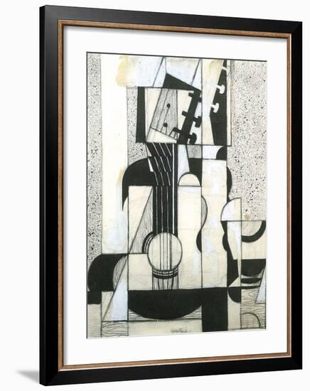 Still Life with Guitar-Juan Gris-Framed Art Print