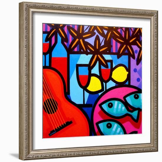 Still Life with Guitar-John Nolan-Framed Giclee Print