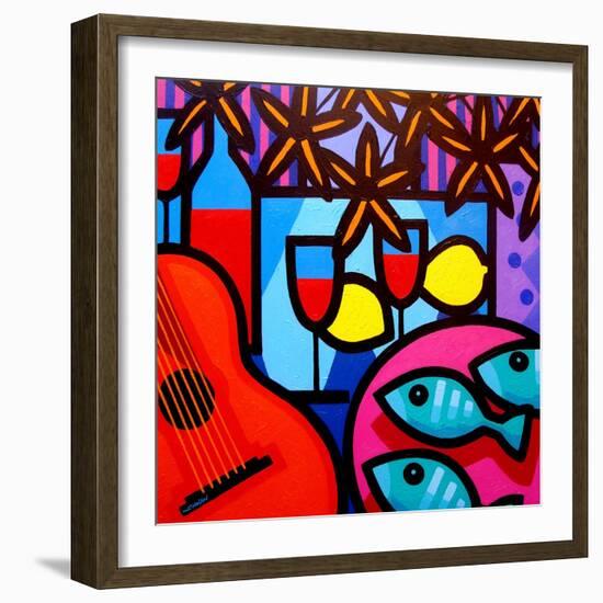 Still Life with Guitar-John Nolan-Framed Giclee Print