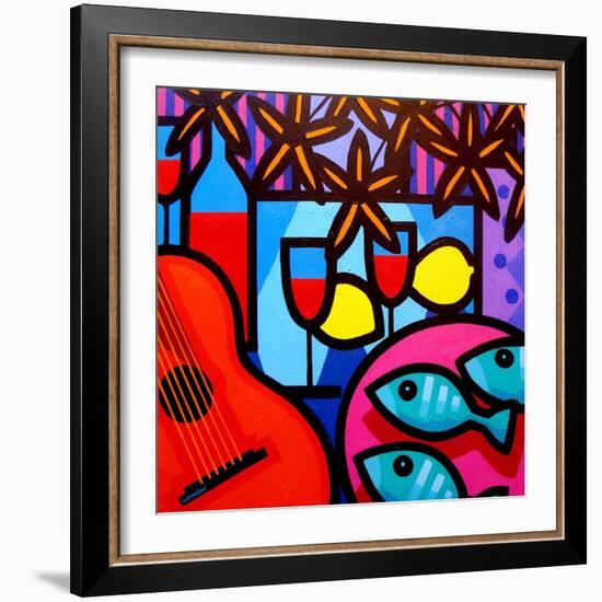 Still Life with Guitar-John Nolan-Framed Giclee Print