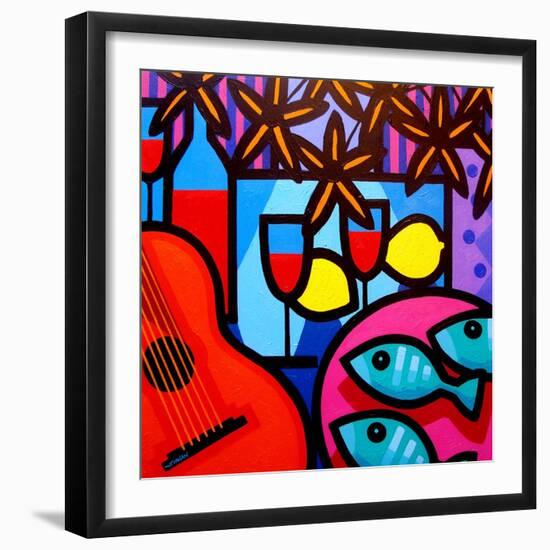 Still Life with Guitar-John Nolan-Framed Giclee Print